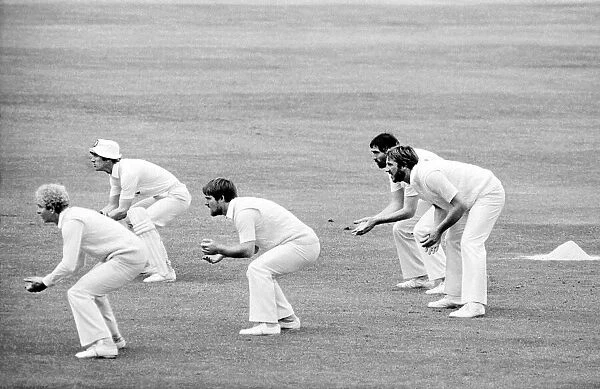 Cricket The Ashes England v Australia 2nd Test at lords July 1981 The England slips