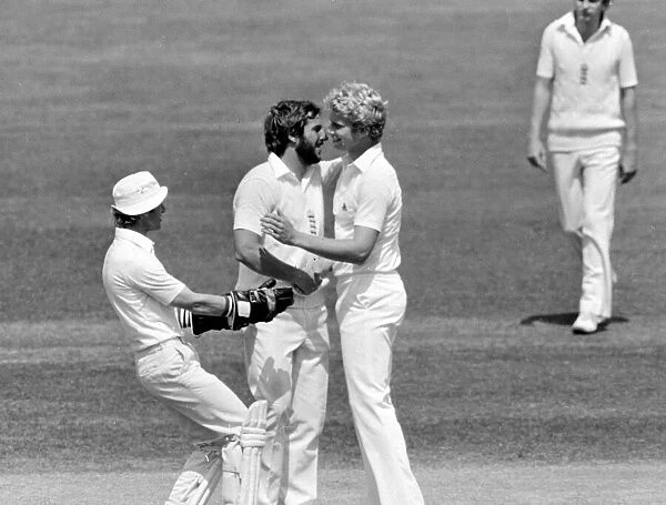 Cricket The Ashes England v Australia 2nd Test at Lords July 1981 Graham Dilley