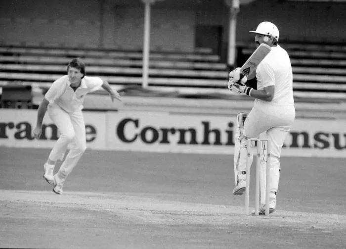 Framed Print : Cricket The Ashes England v Australia 3rd Test at Trent Bridge July 1985 Framed Print : Cricket The Ashes England v Australia 3rd Test at Trent Bridge July 1985