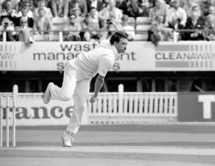 Framed Print : Cricket The Ashes England v Australia 5th Test at Edgbaston August 1985