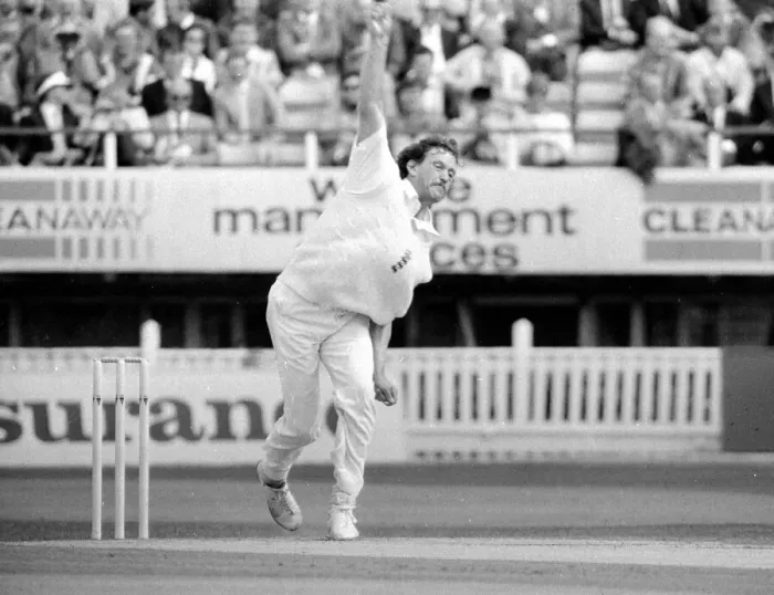 Framed Print : Cricket The Ashes England v Australia 5th Test at Edgbaston August 1985 England