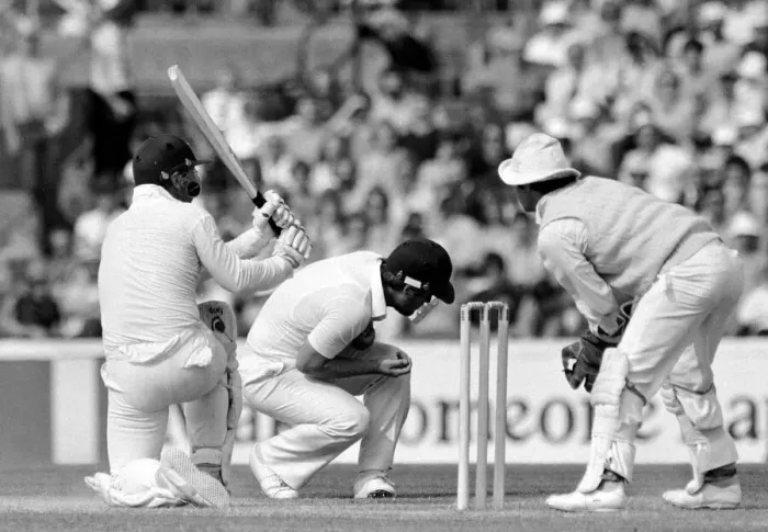 Framed Print : Cricket The Ashes England v Australia 6th Test at The Oval August 1981 Framed Print : Cricket The Ashes England v Australia 6th Test at The Oval August 1981