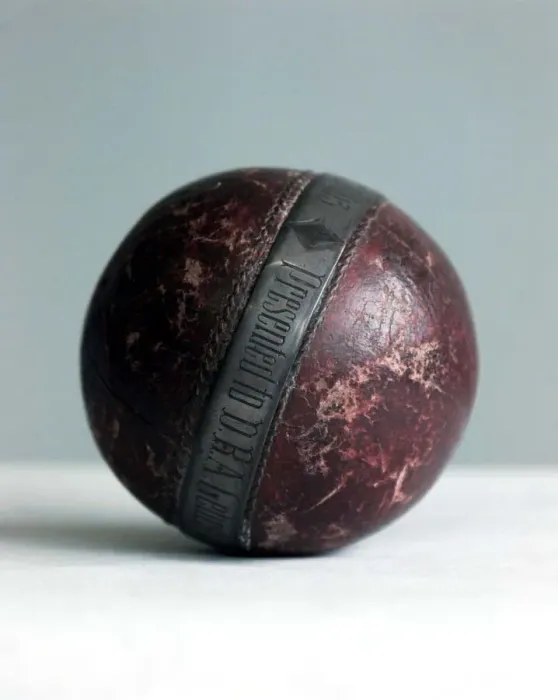 Framed Print : Cricket ball from 1903 Test Match Valued at £1, 500 Framed Print : Cricket ball from 1903 Test Match Valued at £1, 500
