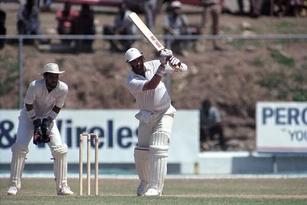 Cricket - Test. England v. Jamaica. February 1990 90-1064A-023 Local Caption