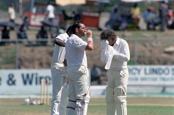 Cricket - Test. England v. Jamaica. February 1990 90-1064A-005