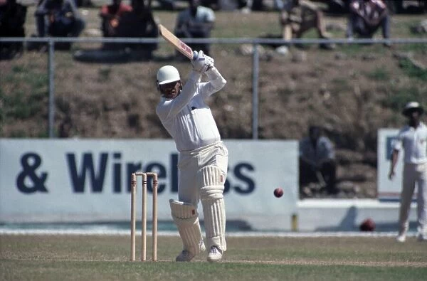 Cricket - Test. England v. Jamaica. February 1990 90-1064A-003 Local Caption