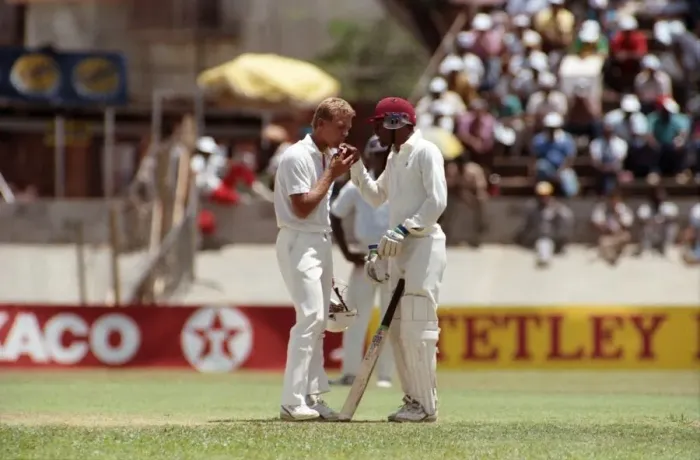 Framed Print : Cricket. Test Match in Trinidad. West Indies v. England. April 1990 90-2288-194 Framed Print : Cricket. Test Match in Trinidad. West Indies v. England. April 1990 90-2288-194