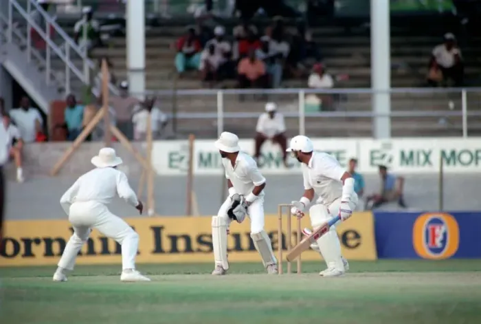 Framed Print : Cricket. Test Match in Trinidad. West Indies v. England Framed Print : Cricket. Test Match in Trinidad. West Indies v. England