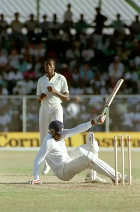 Framed Print : Cricket. West Indies v. England. May 1990 90-2761-019 West Indies fast bowler Framed Print : Cricket. West Indies v. England. May 1990 90-2761-019 West Indies fast bowler