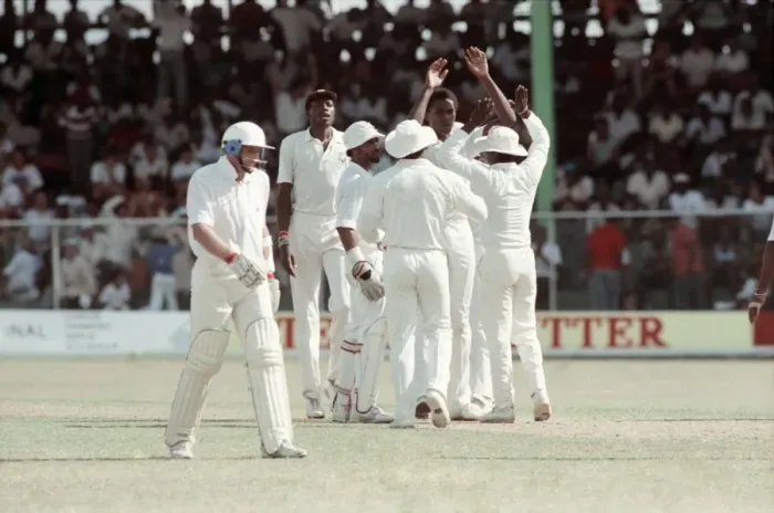 Framed Print : Cricket. West Indies v. England. May 1990 90-2761-155 Framed Print : Cricket. West Indies v. England. May 1990 90-2761-155