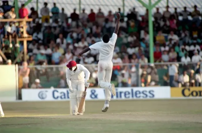 Framed Print : Cricket. West Indies v. England. May 1990 90-2761-256 Framed Print : Cricket. West Indies v. England. May 1990 90-2761-256