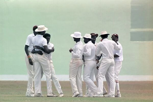 Cricket. West Indies v. England. May 1990 90-2671-001. West Indies celebrate