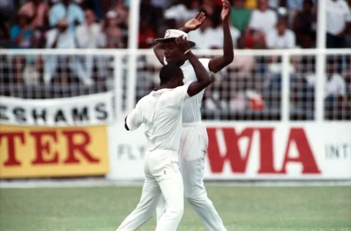 Framed Print : Cricket. West Indies v. England. May 1990 90-2766-041