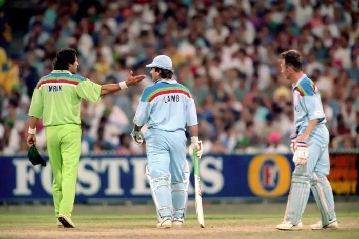 Framed Print : Cricket World Cup 1992 - Australia: Final: England v. Pakistan at Melbourne Framed Print : Cricket World Cup 1992 - Australia: Final: England v. Pakistan at Melbourne