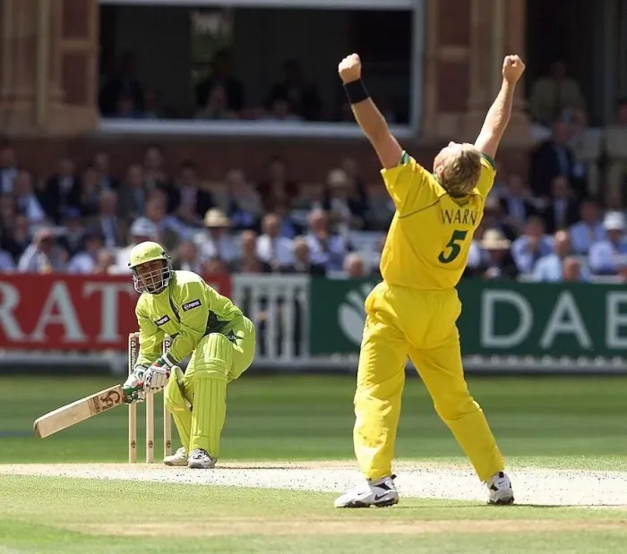 Framed Print : Cricket World Cup Final 1999 Australia v Pakistan June 1999 Shane Warne of Framed Print : Cricket World Cup Final 1999 Australia v Pakistan June 1999 Shane Warne of