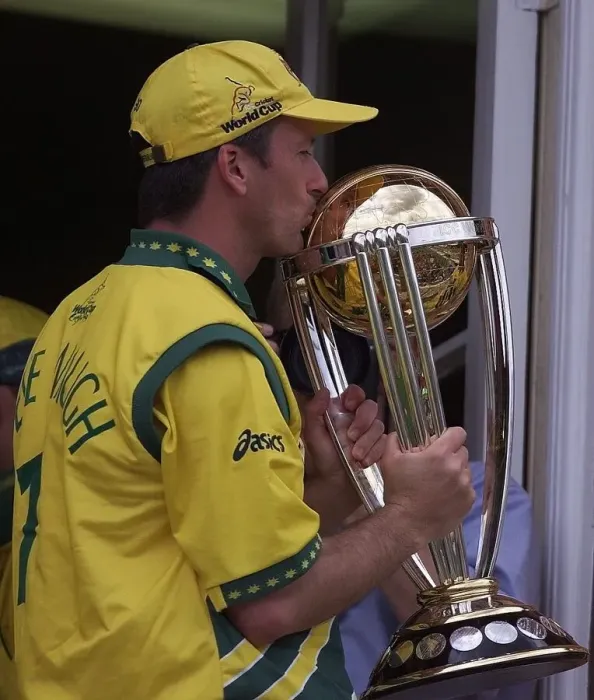 Framed Print : Cricket World Cup Final 1999 Pakistan v Australia Steve Waugh the Australian Captain