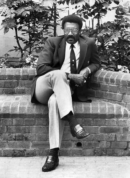 Cricketer Clive Lloyd at the launch of his autobiography. June 1985
