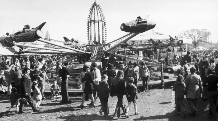 Framed Print : The Crock Fair at Hearsall Common 16th May 1974 Framed Print : The Crock Fair at Hearsall Common 16th May 1974