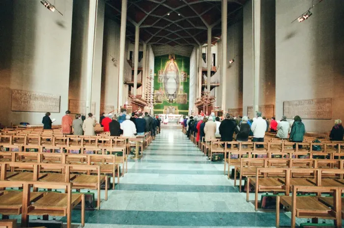 Framed Print : The Cross and Orb on show at Coventry Cathedral during service of reconciliation Framed Print : The Cross and Orb on show at Coventry Cathedral during service of reconciliation