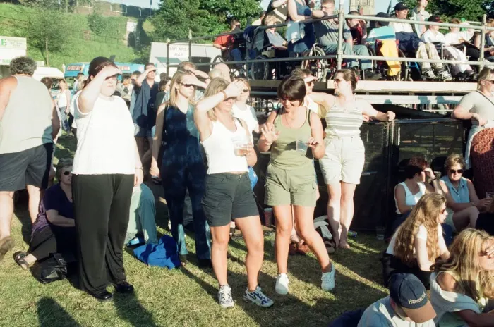 Framed Print : Crowd scenes at Simply Red concert, Cardiff Castle, Cardiff, Wales