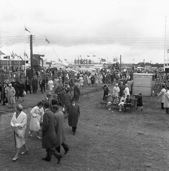 Crowds at the Royal Agricultural Show in Newcastle. 24th June 1962