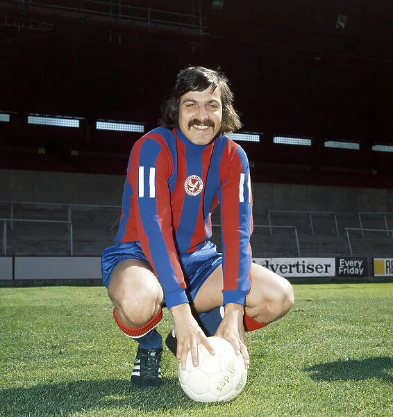 Crystal Palace footballer Don Rogers poses a t a pre-season photocall at Selhurst park
