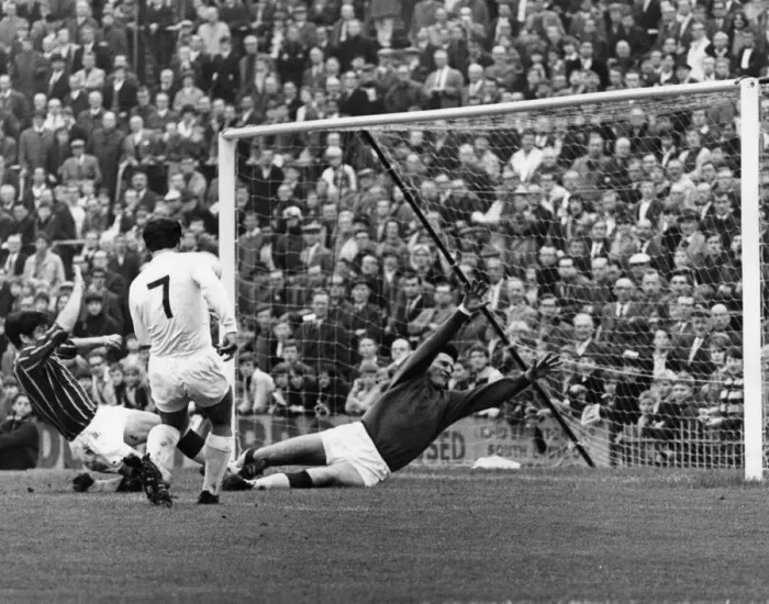 Framed Print : Crystal Palace v Bristol City league match at Selhurst Park October 1968