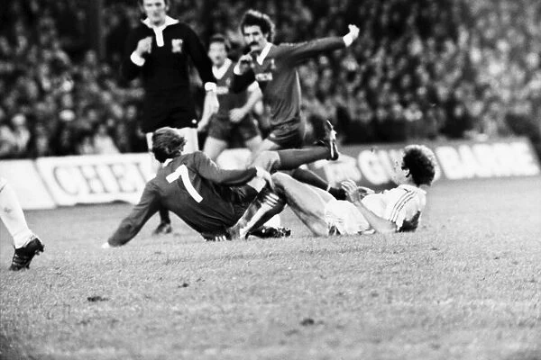 Crystal Palace v. Liverpool. November 1980 LF05-18-024 The final score was a two