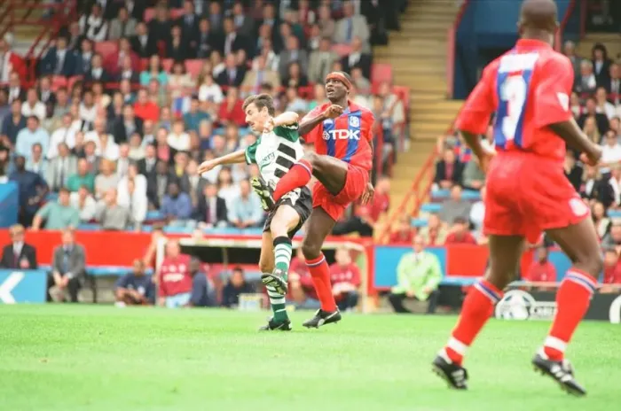 Framed Print : Crystal Palace v Liverpool Premiership Football 20th August 1994 Framed Print : Crystal Palace v Liverpool Premiership Football 20th August 1994