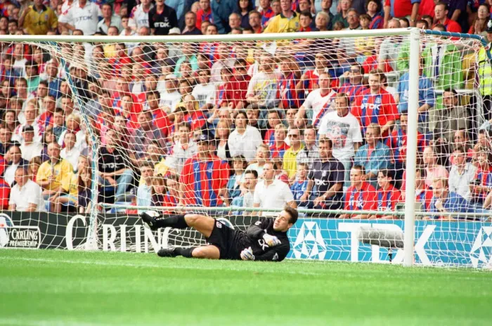 Framed Print : Crystal Palace v Liverpool Premiership Football 20th August 1994 The Crystal Palace Framed Print : Crystal Palace v Liverpool Premiership Football 20th August 1994 The Crystal Palace