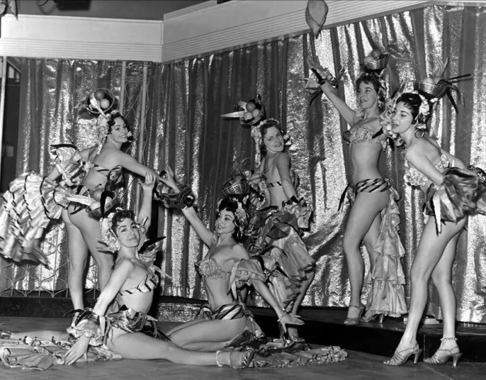 Framed Print : Cuban carnival dancers at the Eve Club 1956 Framed Print : Cuban carnival dancers at the Eve Club 1956