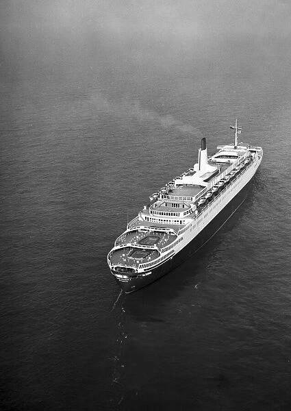 The Cunard liner Queen Elizabeth II, 17th July 1974