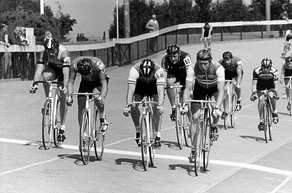 Cycle Racing at Clairville Stadium, Middlesbrough. 14th August 1982