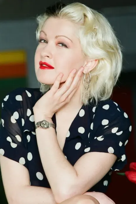 Framed Print : Cyndi Lauper american singer May 1989. Cyndi is in Britain to