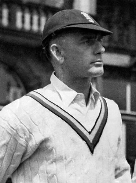 Cyril Washbrook Lancashire and England cricker who has been voted Wisden Cricketer of