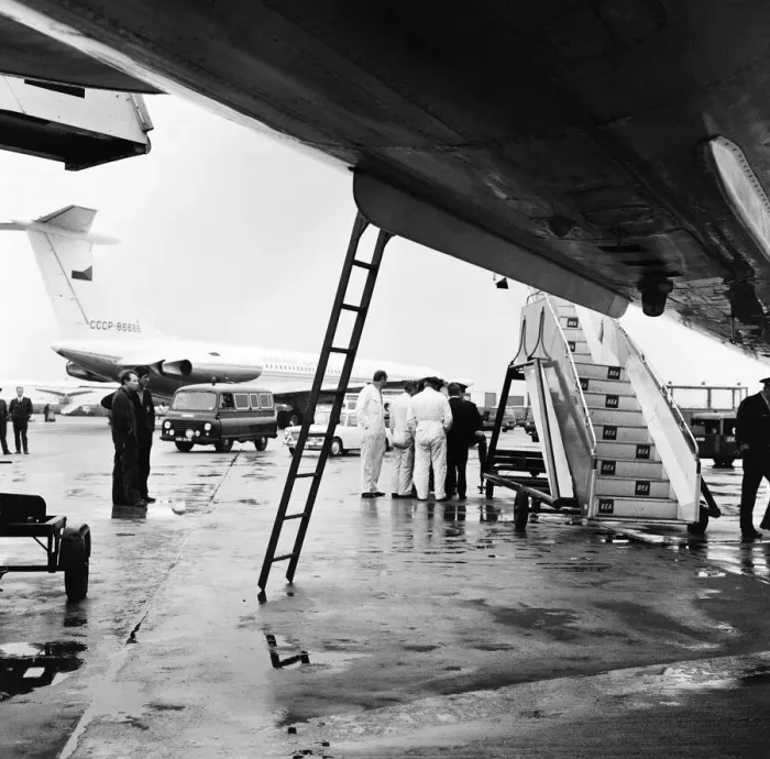 Framed Print : A Czech airliners giant jets blasted away both steps from a Russian plane Framed Print : A Czech airliners giant jets blasted away both steps from a Russian plane