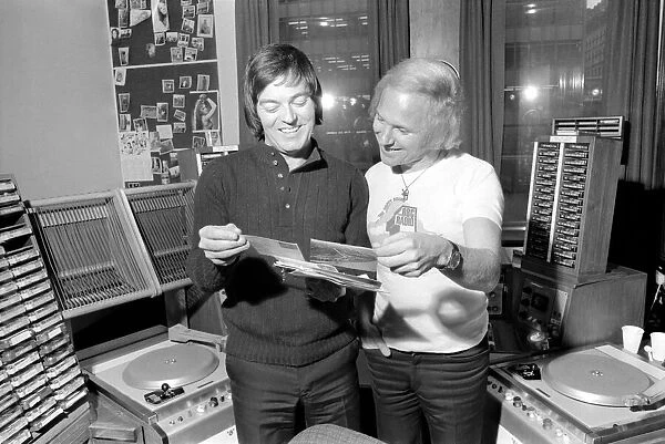 D. J. Tony Blackburn and D. J. David Hamilton. January 1975 75-00324-003