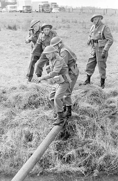 Dads Army Actor Clive Dunn who plays Corporal Jones right to left Ian Lavender