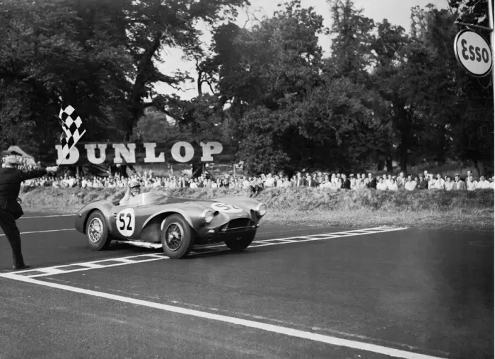 Framed Print : Daily Herald race meeting at Oulton Park. August 1955 Framed Print : Daily Herald race meeting at Oulton Park. August 1955