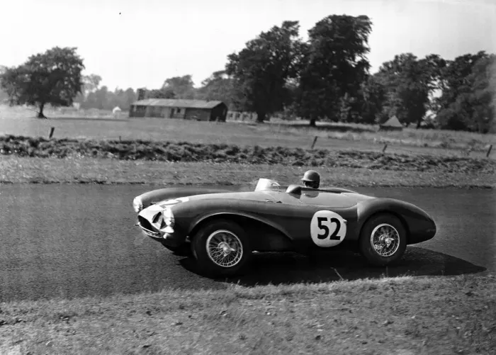 Framed Print : Daily Herald race meeting at Oulton Park. August 1955