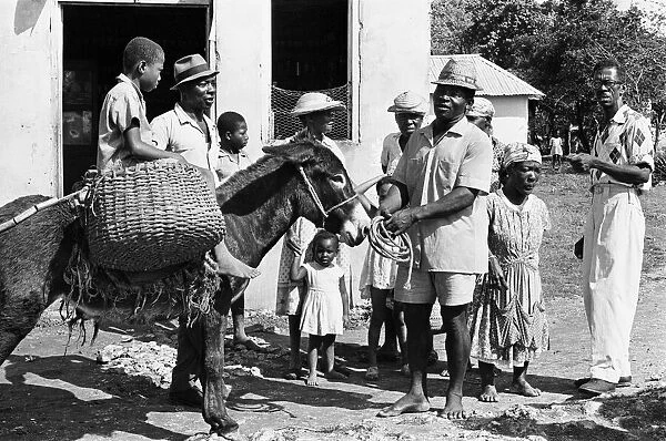 Daily life, West Indies, February 1965
