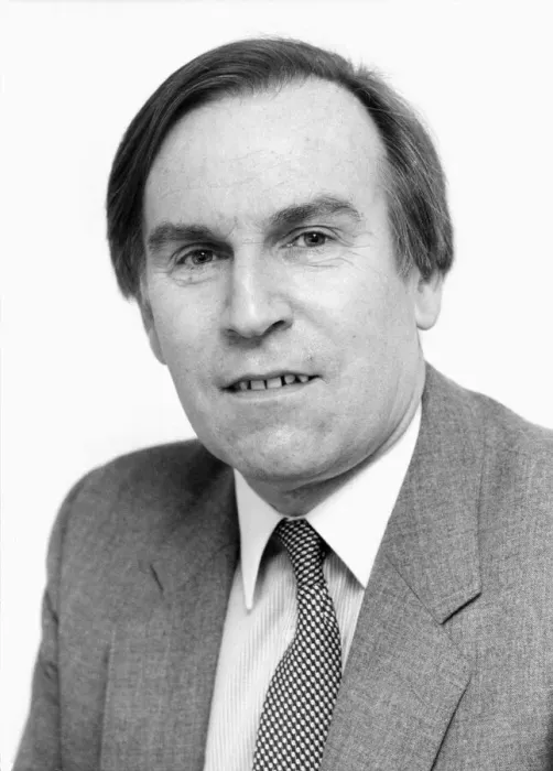 Framed Print : Daily Mirror Chief Political Correspondent John Desborough. 30th December 1983