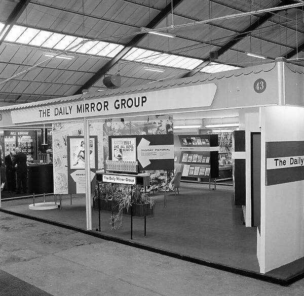 The Daily Mirror Group Stand at The Newsagents Fair, exhibition hall complex