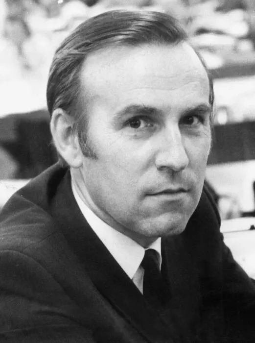 Framed Print : Daily Mirror Political Correspondent John Desborough 1st September 1972