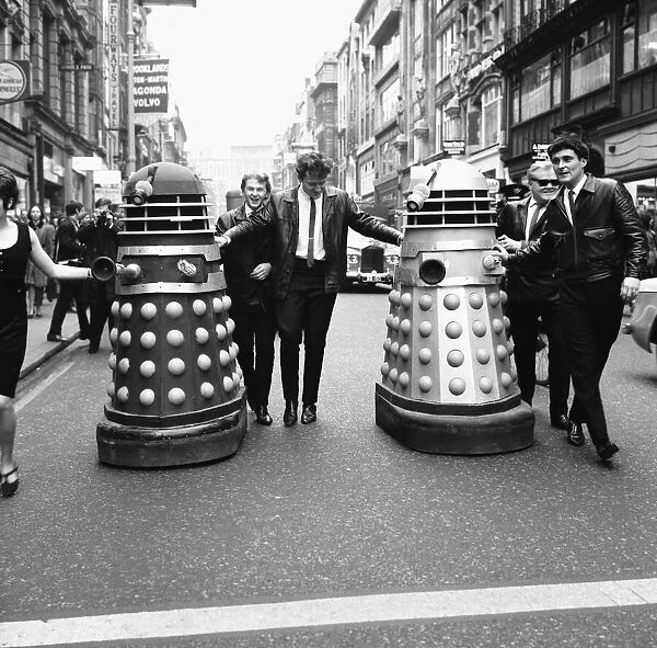 The Daleks come to Bond Street, London. A new pop group calling themselves the '