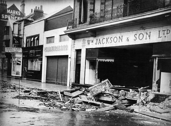 Damage to bakers WM Jackson and Son Limited in Bridlington 20th August 1940