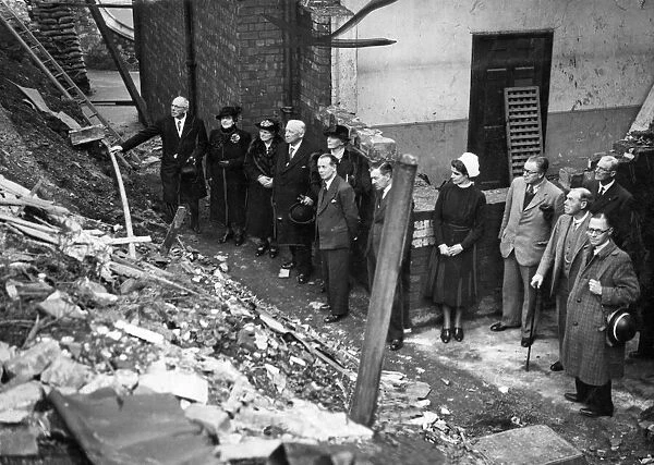 Damage to a childrens hospital. (Name not known) Bristol, during World War Two