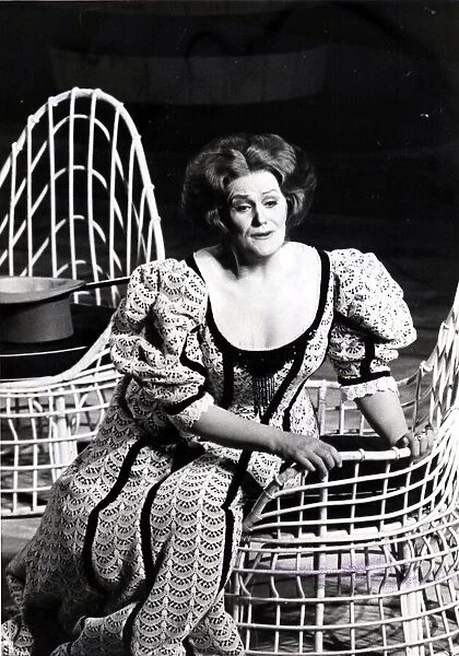 Dame Joan Sutherland - Opera Singer - Pictured during a performance of La Traviata at