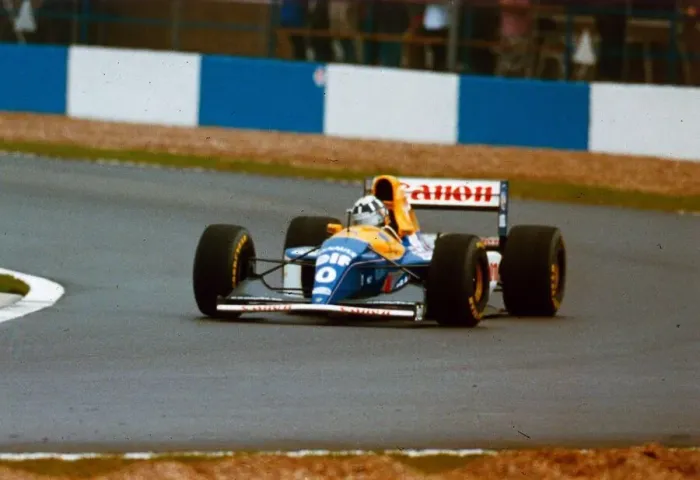 Framed Print : Damon Hill at the 1993 European Grand Prix Framed Print : Damon Hill at the 1993 European Grand Prix