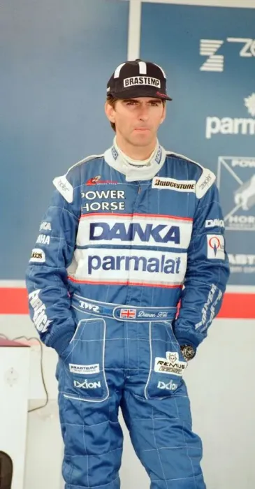 Framed Print : Damon Hill of Arrows-Yamaha, 1997 British Grand Prix, held at the Silverstone Circuit